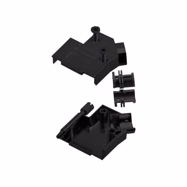 MHD45ZK9-BK-K MH Connectors  Capots de connecteurs D-Sub en forme de D